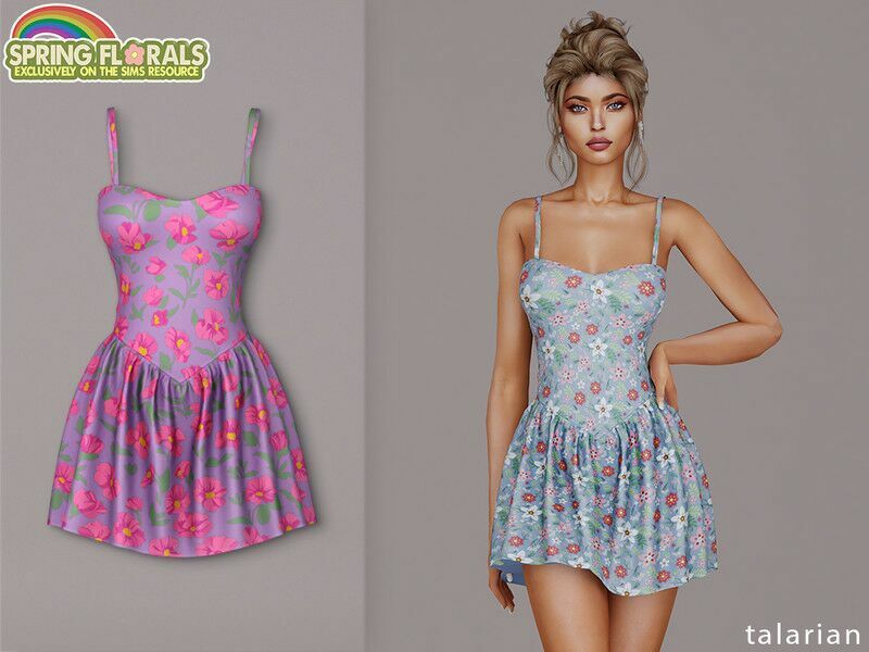 Jocelyn Dress By Talarian Sims 4 CC