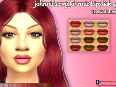 Johnnieleemj Johnnie Lipstick 4 By Johnnieleemj Sims 4 CC