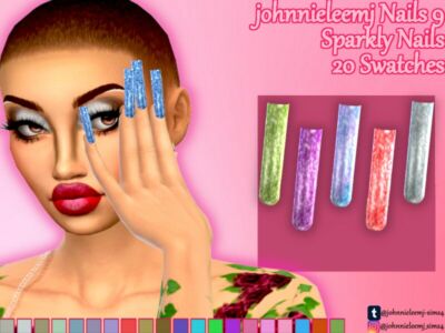 Johnnieleemj Nails 9 By Johnnieleemj Sims 4 CC