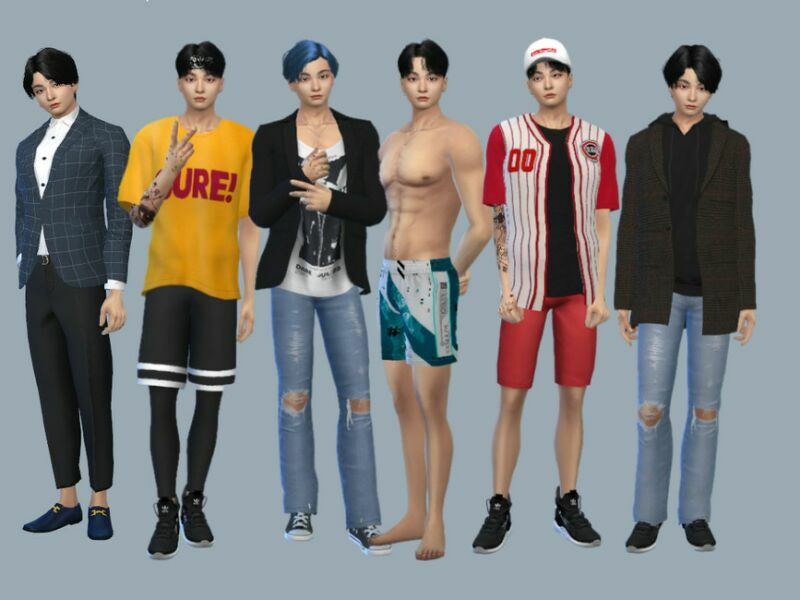 sims 4 cc jungkook jeon jeongguk bts request by starafanka 2