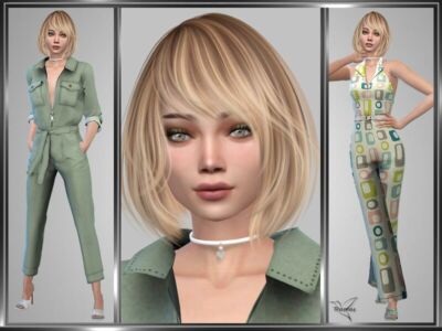 Karine Krick By Trasras Sims 4 CC