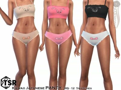 Kawaii Japanese Panty By Harmonia Sims 4 CC