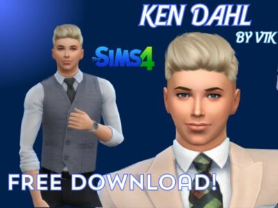 KEN Dahl Free SIM Download By VTK Sims 4 CC