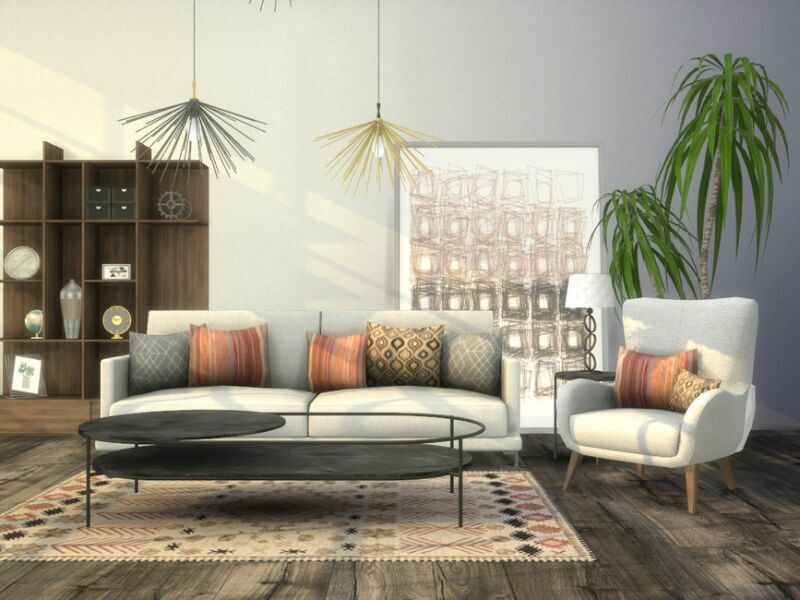 Kingston Living Room By Onyxium Sims 4 CC