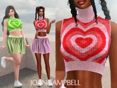 Kylie Crop TOP Sims 4 CC