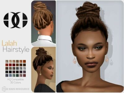 Lalah Hairstyle By Darknightt Sims 4 CC