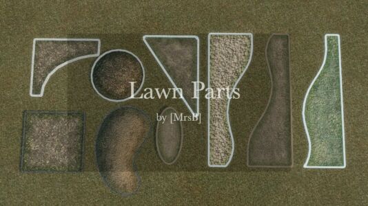 Lawn Parts |CC By Mrsbarbiex3 Sims 4 CC