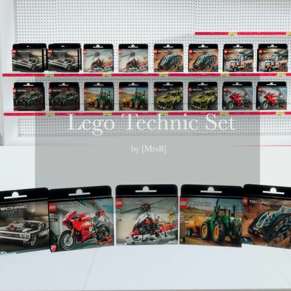 Lego Technic SET |CC By Mrsbabriex3 Sims 4 CC