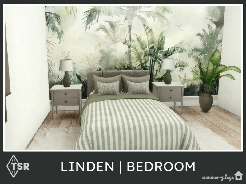 Linden Bedroom – TSR CC Only Sims 4 CC