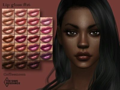 LIP Gloss N16 By Coffeemoon Sims 4 CC