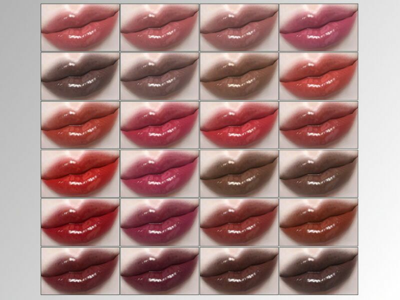 sims 4 cc lip gloss n19 by coffeemoon 2