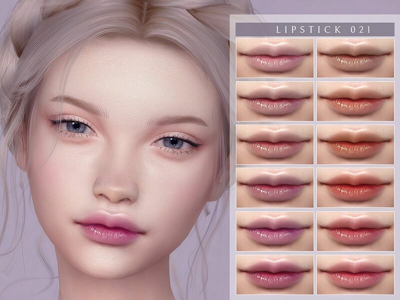 Lipstick 021 By Lutessasims Sims 4 CC