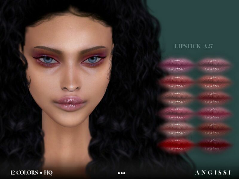 Lipstick A27 By Angissi Sims 4 CC