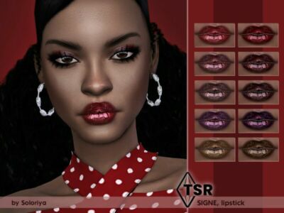 Lipstick Signe By Soloriya Sims 4 CC