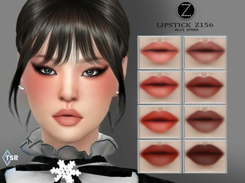 Lipstick Z156 By Zenx Sims 4 CC