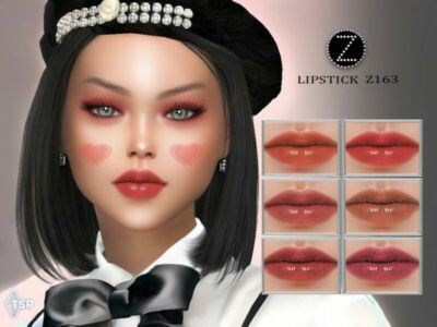 Lipstick Z163 By Zenx Sims 4 CC