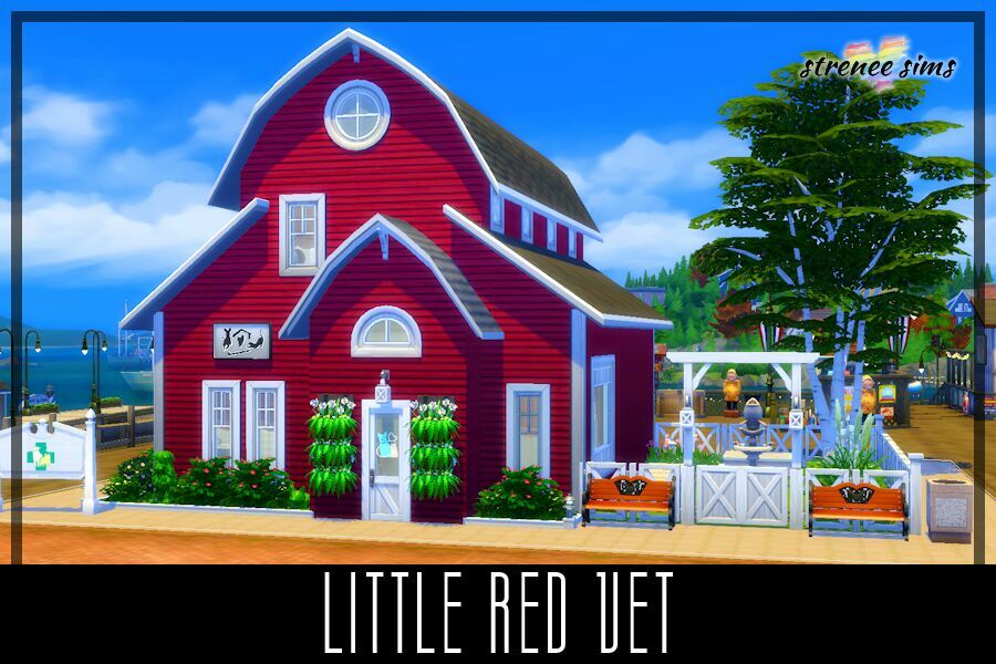 Little RED VET Sims 4 CC