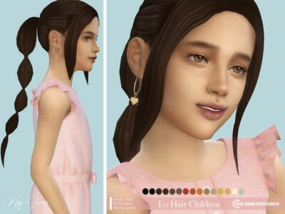 LO Hair Children By Msqsims Sims 4 CC