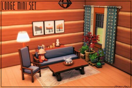 Lodge Mini SET Sims 4 CC