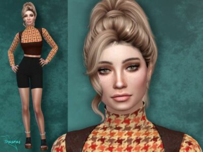 Louise Lapere By Trasras Sims 4 CC