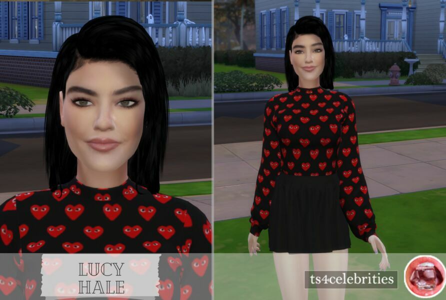 sims 4 cc lucy hale in the cc tray 2