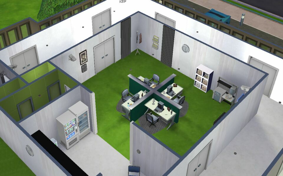 sims 4 cc lumon office severance 8