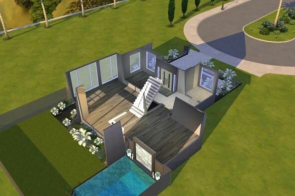 sims 4 cc luxury condo shell 2