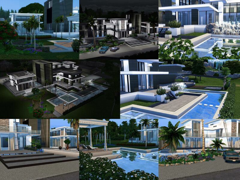 sims 4 cc luxury glass villa cc free by mrsbarbiex3 2