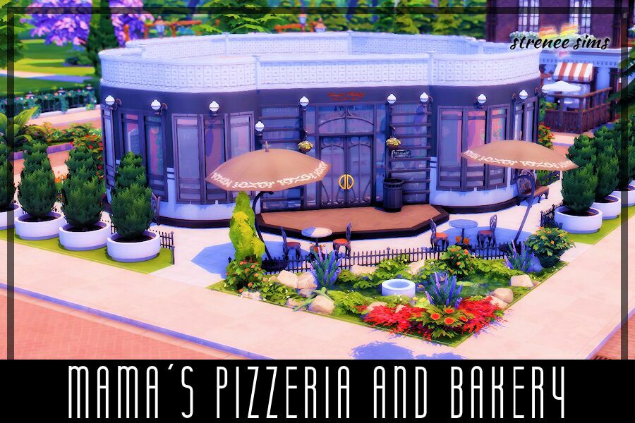 Mama’S Pizzeria & Bakery Sims 4 CC