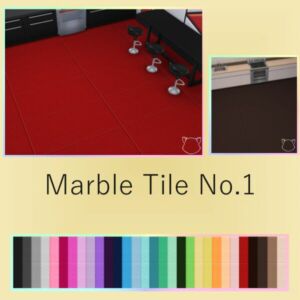 Marble Tiles NO.1 By Itiscats Sims 4 CC