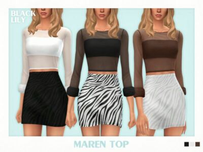 Maren TOP Sims 4 CC