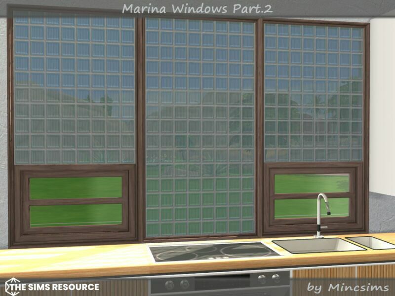 Marina Windows Part.02 By Mincsims Sims 4 CC