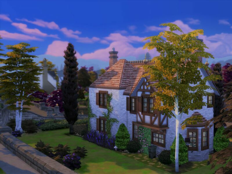 sims 4 cc medieval christmas cottage no cc by sgk45 2