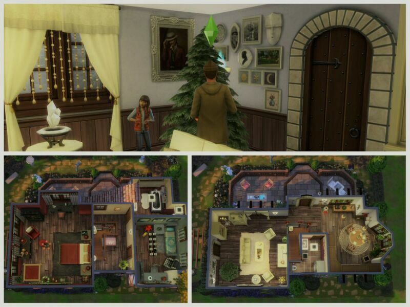 sims 4 cc medieval christmas cottage no cc by sgk45 5