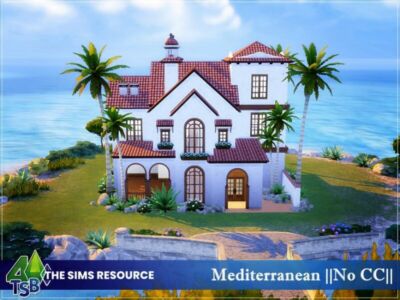 Mediterranean || NO CC || By Bozena Sims 4 CC