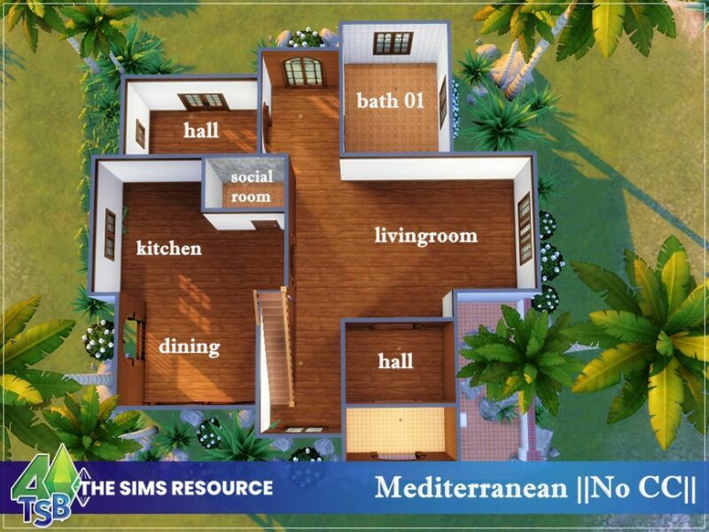 sims 4 cc mediterranean no cc by bozena 4