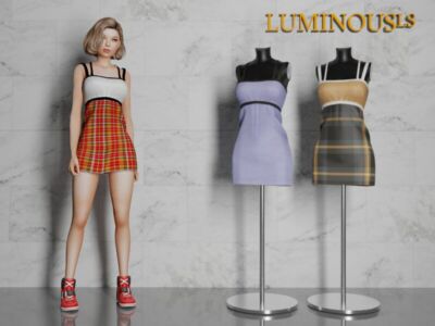 Meida Dress By Luminousls Sims 4 CC