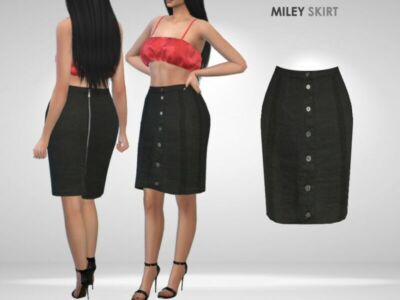 Miley Skirt By Puresim Sims 4 CC