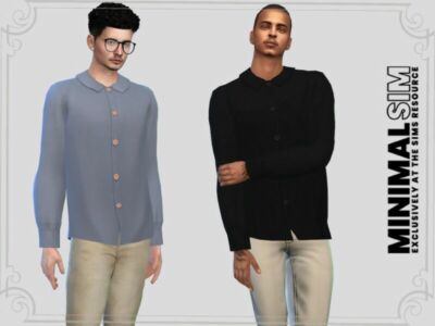 Minimalsim Casual Shirt By Mclaynesims Sims 4 CC