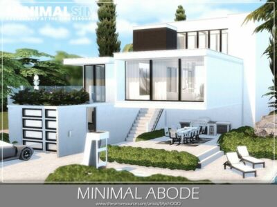 Minimalsim – Minimal Abode By Mychqqq Sims 4 CC