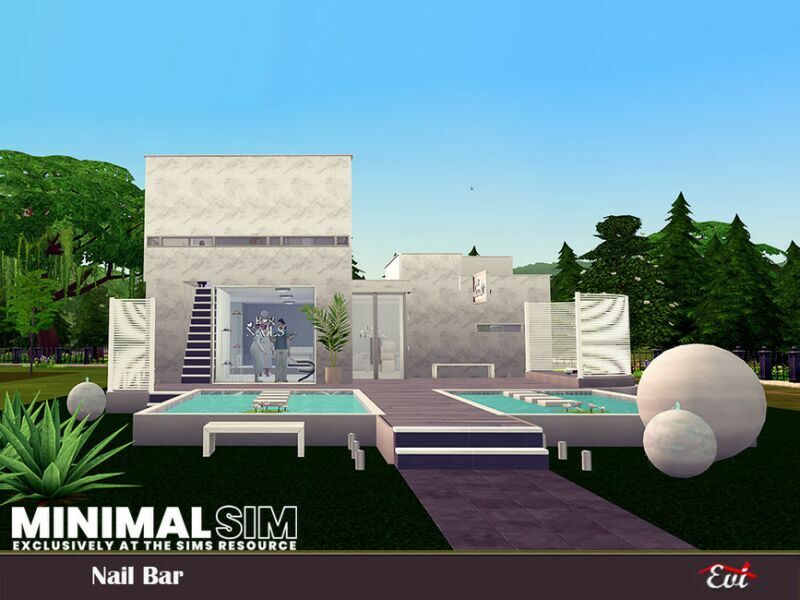 Minimalsim_Nail BAR By EVI Sims 4 CC