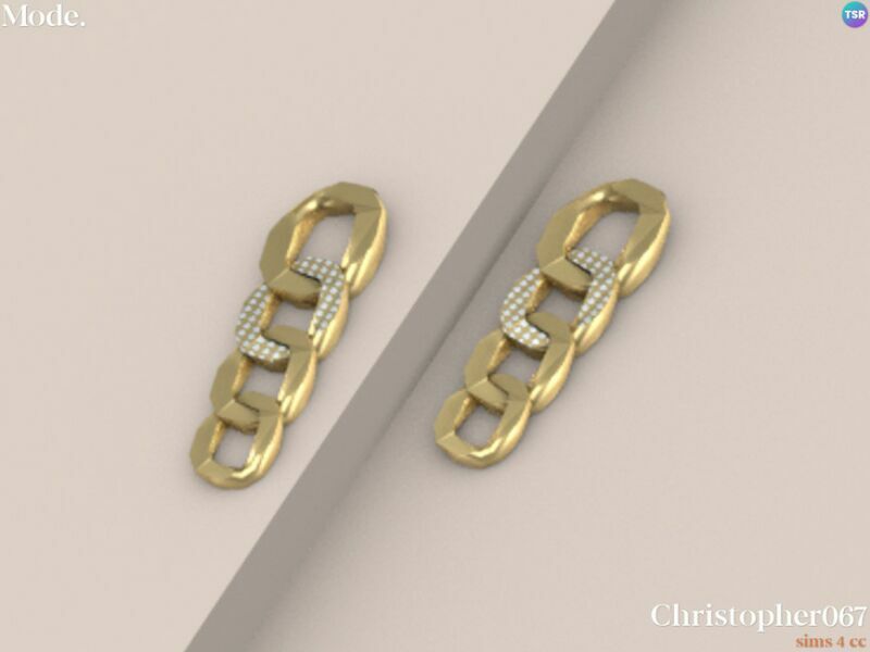 sims 4 cc mode earrings by christopher067 3