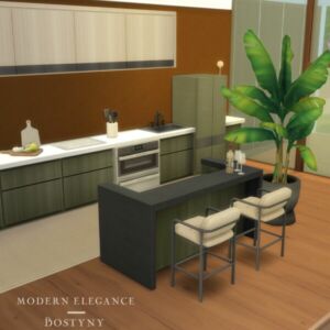 Modern Elegance – Kitchen By Bostyny Sims 4 CC