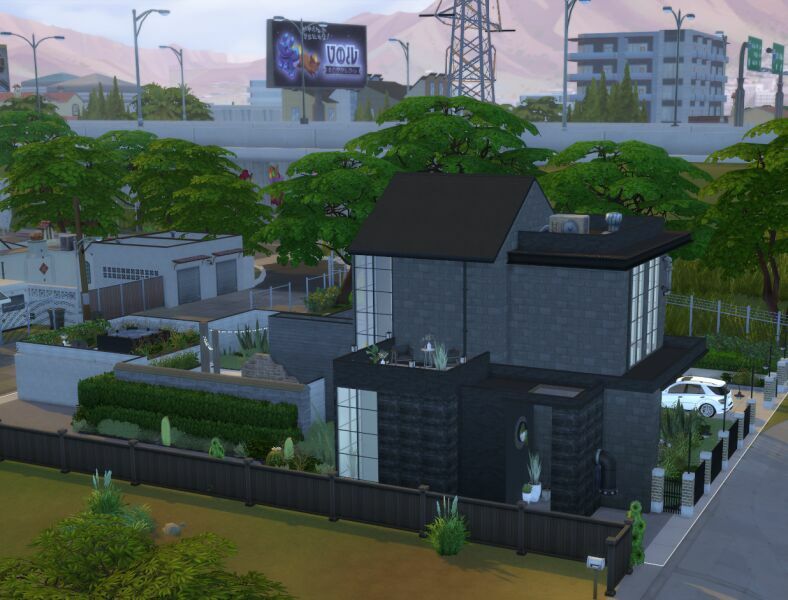 sims 4 cc modern industrial loft 2