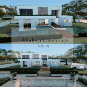 Modern Lakehouse |CC Free By Mrsbarbiex3 Sims 4 CC