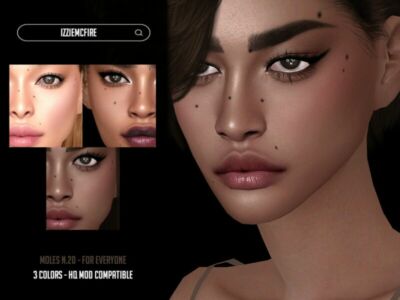 Moles N.20 By Izziemcfire Sims 4 CC