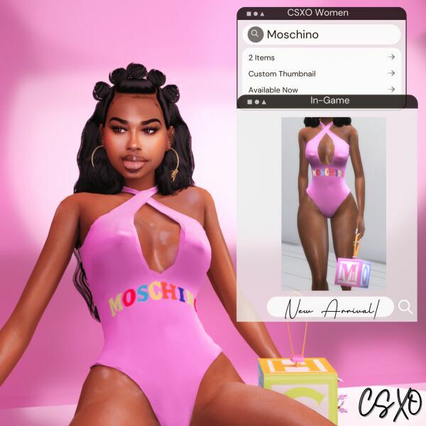 sims 4 cc moschino swim baby block bag 2