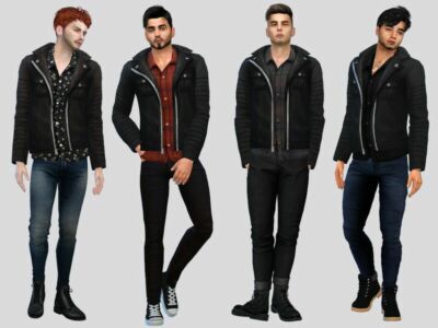 Moto Leather Jacket By Mclaynesims Sims 4 CC