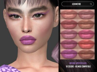 Mylene Lipstick N.415 By Izziemcfire Sims 4 CC