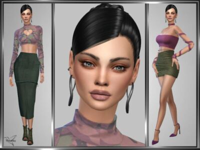 Nadine Nasin By Trasras Sims 4 CC